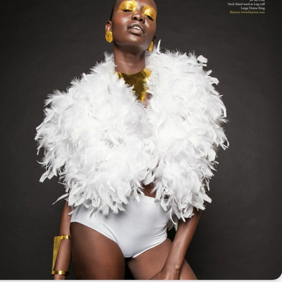 Scifi Designer big brass cuff bracelet spa… - Picture 2 of 6